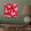 Patroon - Hartjes - Roze - Valentijn plexiglas 5mm klein -sfeer3