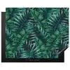 Bladeren - Inductie beschermer - Jungle - Tropical Inductie beschermer vinyl 3mm groot -3d