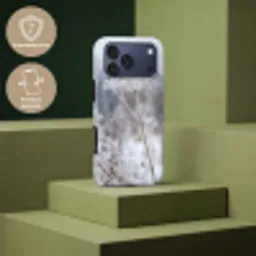 Schermbloem - Rijp - Kristallen - Winter - Delicaat Toughcase MagSafe Apple iPhone 17 Pro Max klein -USP_PrintM_NL