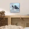 Paarden - Winter - Dieren - Natuur - Sneeuw plexiglas 5mm klein -sfeer4