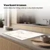 Marmeren Melodie Inductie beschermer vinyl 3mm klein -sfeer1