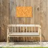Terrazzo -  Patroon - Okergeel Tuinposter op houten frame 2 cm dik klein 845 -sfeer4