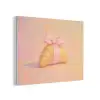 Croissant - Strik - Roze PET vilt klein -3d