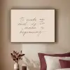 Quote - Pastel - Spreuk - Tekst Textielframe zwart klein -sfeer1