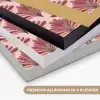 Waaier -  Roze - Rood Textielframe zwart klein 947 -USP_kleurenNL