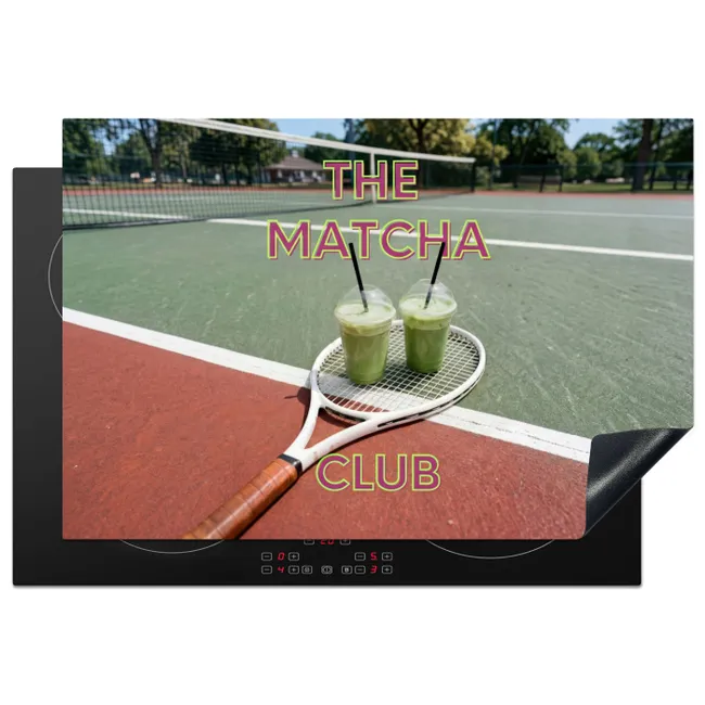 Inductiebeschermer - Matcha Club - Tennis - Matcha
