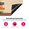 Boeken - Toren - Koffie - Beige Inductie beschermer vinyl 3mm klein -zzzzzzz-lf-onderkant