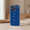 Verf - Strepen - Blauw Telefoonhoesje iPhone 17 Pro klein 878 -sfeer2