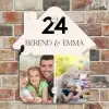 Zachte tinten met foto's - Klassiek Naambord Huisje klein -sfeer6