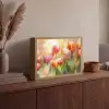 Tulpen - Sprookjesachtig - Kleurrijk Light Box met batterij (Wandlamp) middel -sfeer2