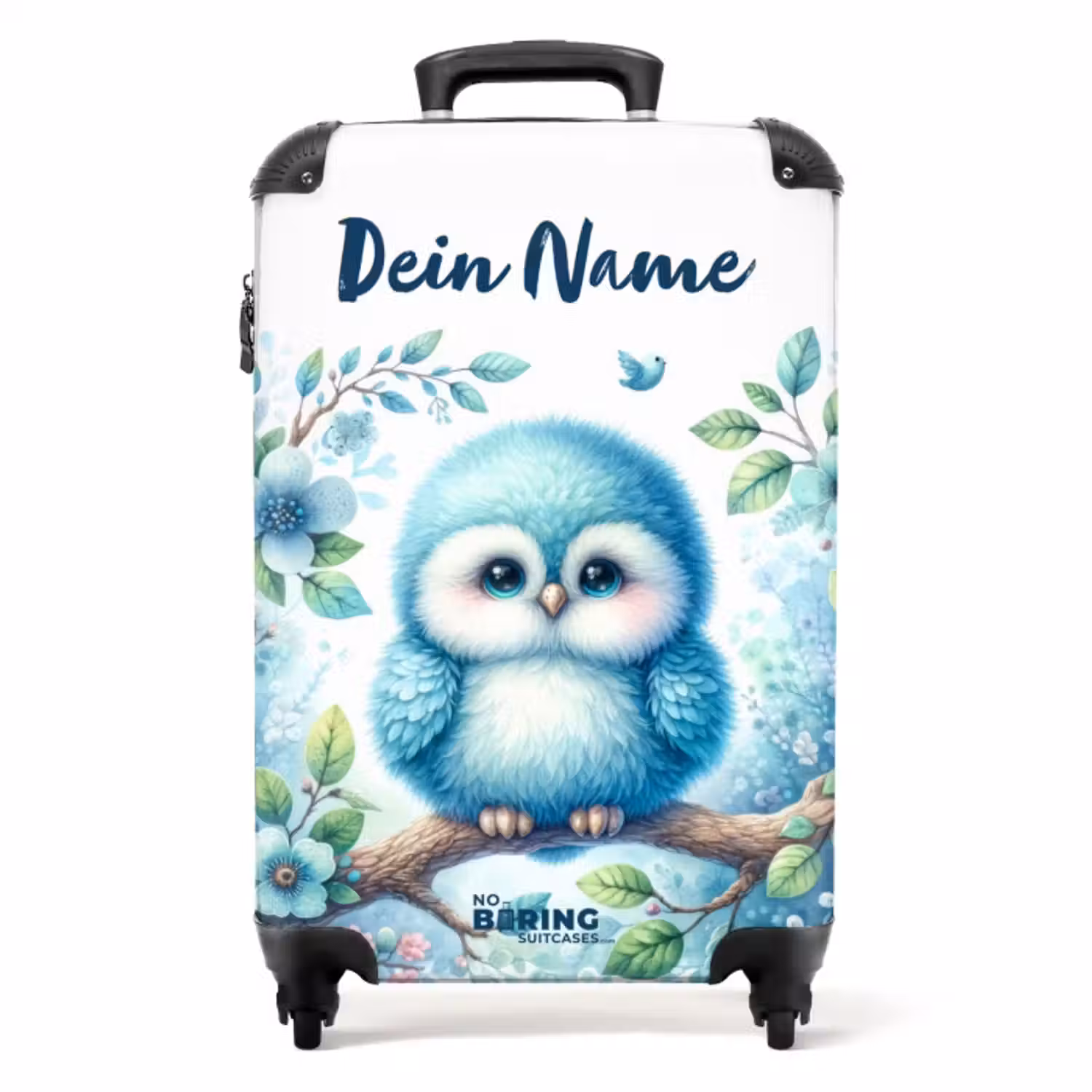 Koffer mit Name - Baudouin Blaukittel