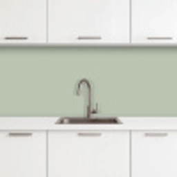 Mintgroen - Effen kleur keuken achterwand 2 middel 871 -3d