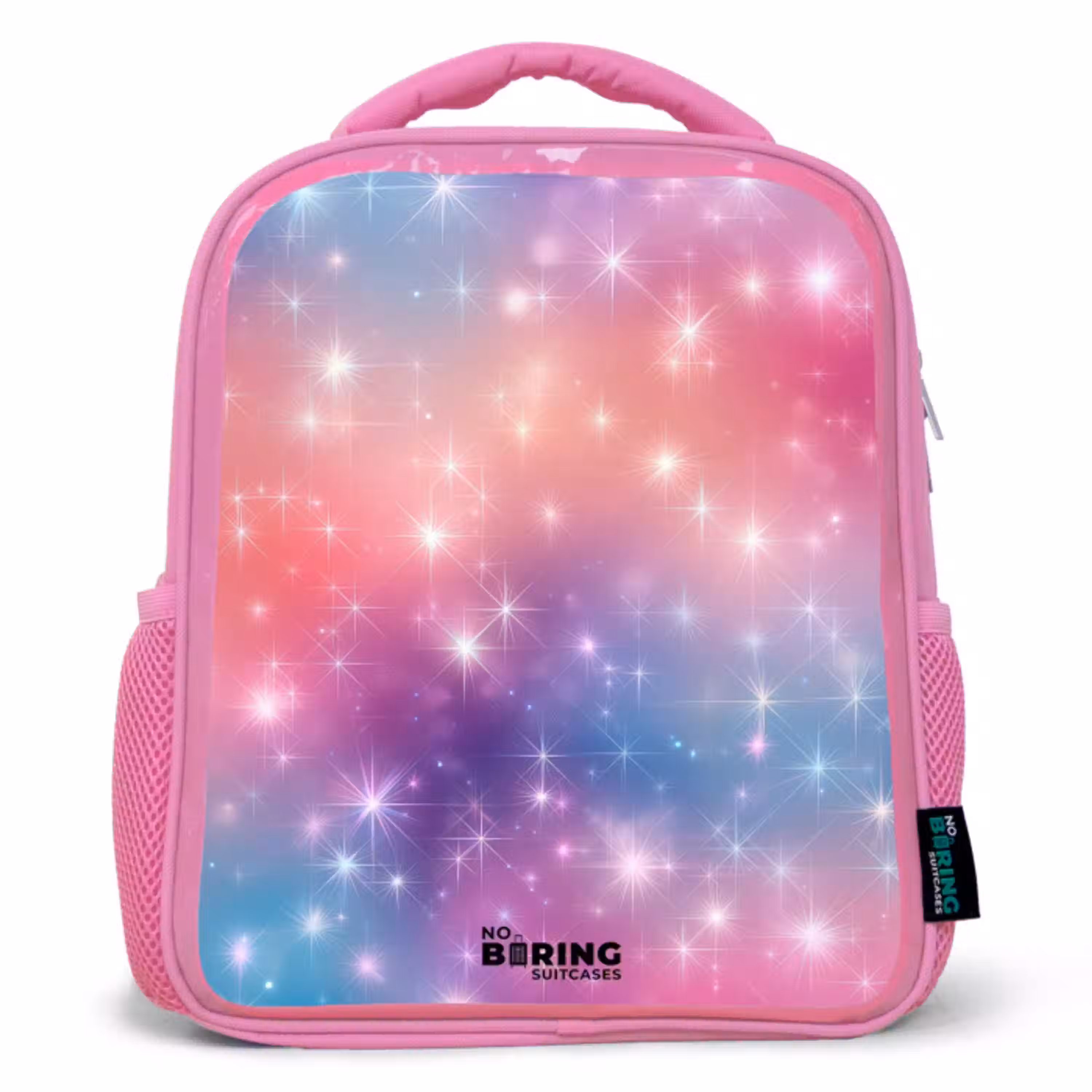 Sterren - Abstract - Kleuren Kinderrugzak - Roze middel -3d