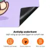 Eend - Sjaal - Paars Inductie beschermer vinyl 3mm klein -zzzzzzz-td-onderkant