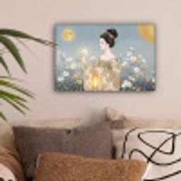 Aziatisch - Vrouw - Kimono canvas 2cm klein -sfeer1