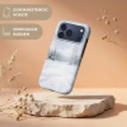 Bospad - Dennen - Sneeuw - Winter - Rustgevend Toughcase MagSafe Apple iPhone 17 Pro Max klein -USP_RandenV_NL