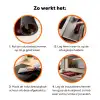 Jingle - Bells - Kerst - Rood Inductie beschermer vinyl 3mm klein -zzzzzzz-td-werking