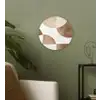 Snijdende cirkels - Overlappende vlakken Wandcirkel kunststof plaat 5mm dik klein -sfeer3