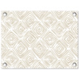 Abstract - Ruit - Beige tuinposter los doek klein 239 -3d