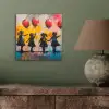 Graffiti - Kinderen - Street art - Ballon - Banksy aluminium wit klein -sfeer2