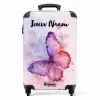 Aquarel aurora NBS - Handbagage koffer - Kinderen Unisex middel -productfoto_recht