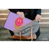 Smiley - Drip - Neon laptophoes neopreen klein -tas