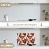 Geometrie - Modern - Retro keuken achterwand spatscherm klein 900 -voor_na_DE