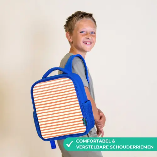 Zee - Dieren - Rood - Strepen Kinderrugzak - Blauw middel 862 -sfeer3_NL