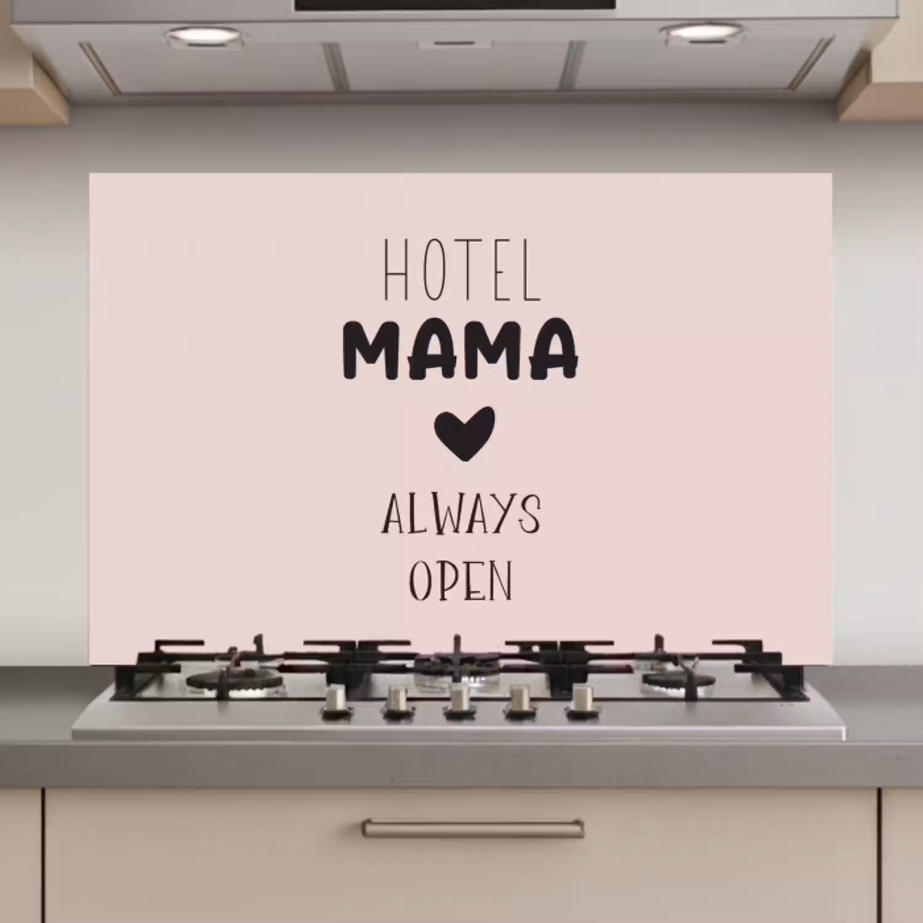 Quotes - Spreuken - Hotel mama always open - Mama keuken achterwand spatscherm klein -3d_website