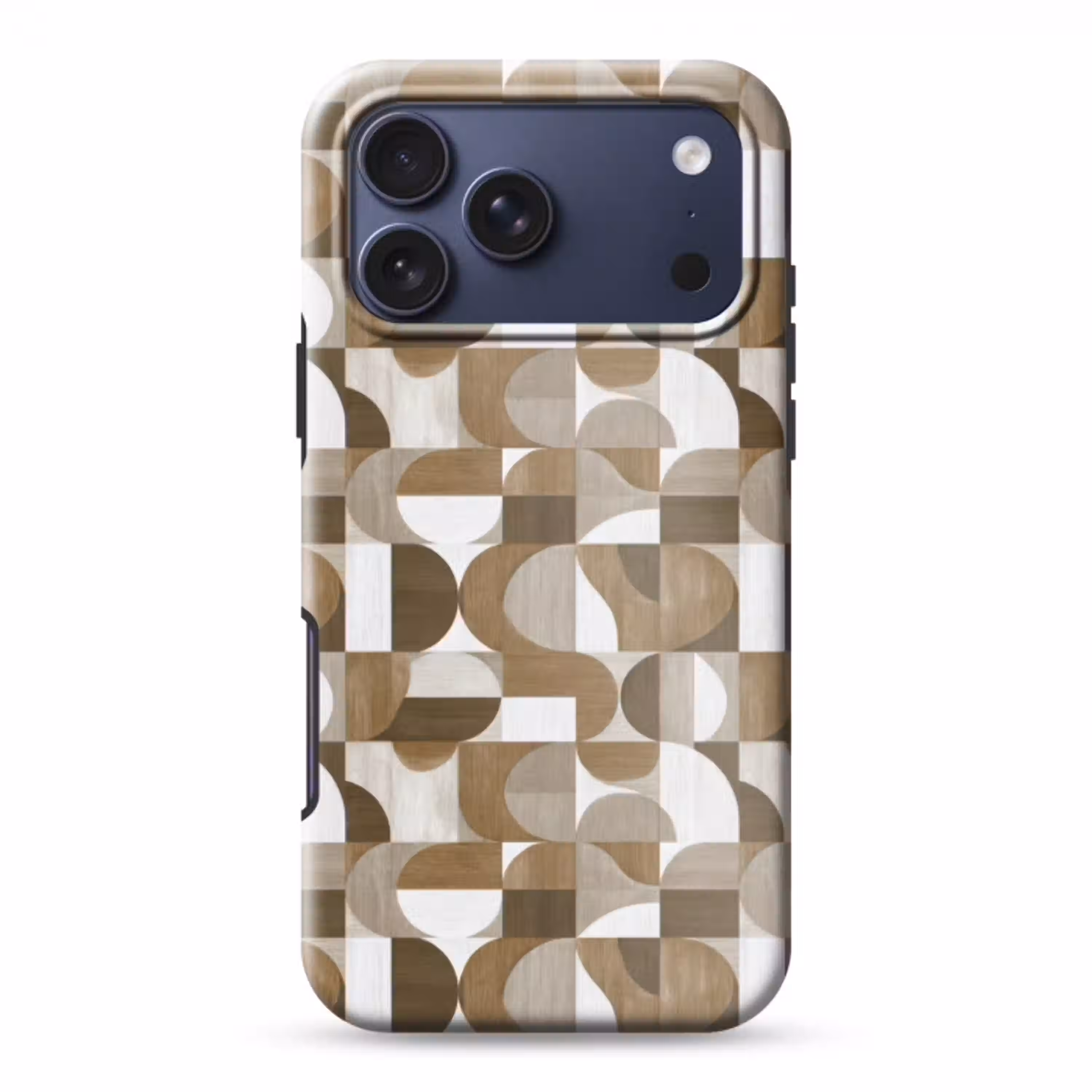 Abstract - Retro - Bruin Toughcase MagSafe Apple iPhone 17 Pro Max klein 1019 -3d