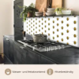 Bijen - Tijdloos - Wit keuken achterwand 2 middel 871 -usp_DE