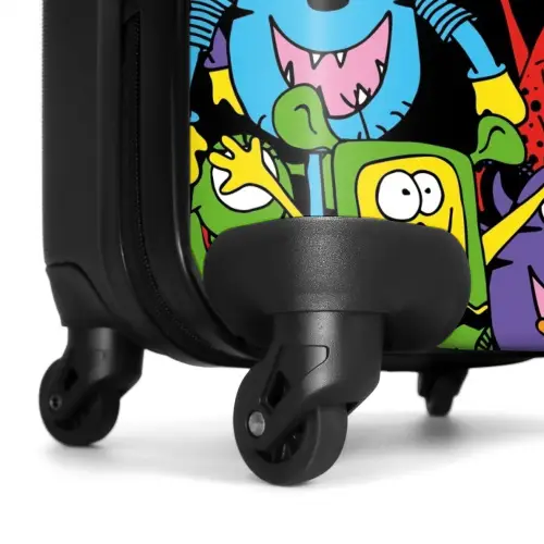 Monsters met Felle Kleuren NBS - Handbagage koffer - Unisex middel -wiel