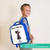 De paarse tovenaarsmantel Kinderrugzak - Blauw middel -sfeer3_NL