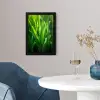 Grassprieten - Lichtinval - Groen fotolijst zwart zonder passe partout klein -sfeer4