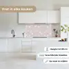 Bloemen - Getekend - Lavendel keuken achterwand 2 middel 871 -sfeer4_NL