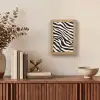 Zebraprint - Dynamisch - Roze Light Box met kabel (Tafellamp) klein -sfeer2