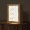 Hart - Dotline - Wit - Zwart Light Box met kabel (Tafellamp) klein 925 -z3d_website