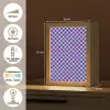 Dambord - Blauw - Patroon - Roze Light Box met kabel klein -USP_NL