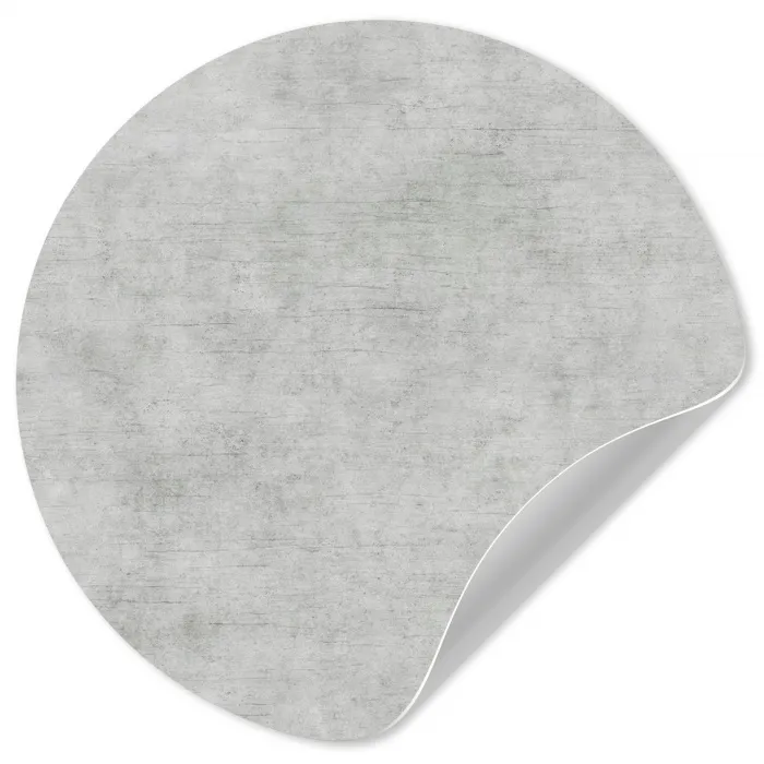 Beton - Grijs - Industrieel - Patroon Wandcirkel behangsticker klein 186 -3d