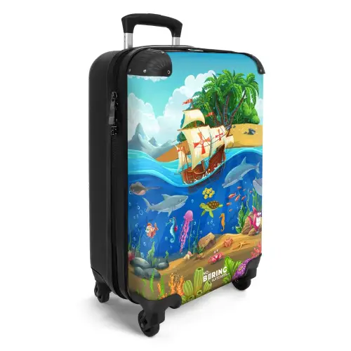Koraalkaper Koffer - NBS - Handbagage middel -productfoto_3d