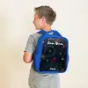 Sterren - Planeten - Kleurrijk Kinderrugzak - Blauw middel -sfeer2