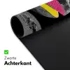 Maan - Geel - Roze - Zwart Muismat XXL klein -sfeer2