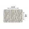 Reliëf - Structuur - Wit Placemat vinyl groot 368 -specs
