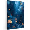 Koraalrif - Vissen - Oceaan - Blauw canvas 2cm klein -z3d