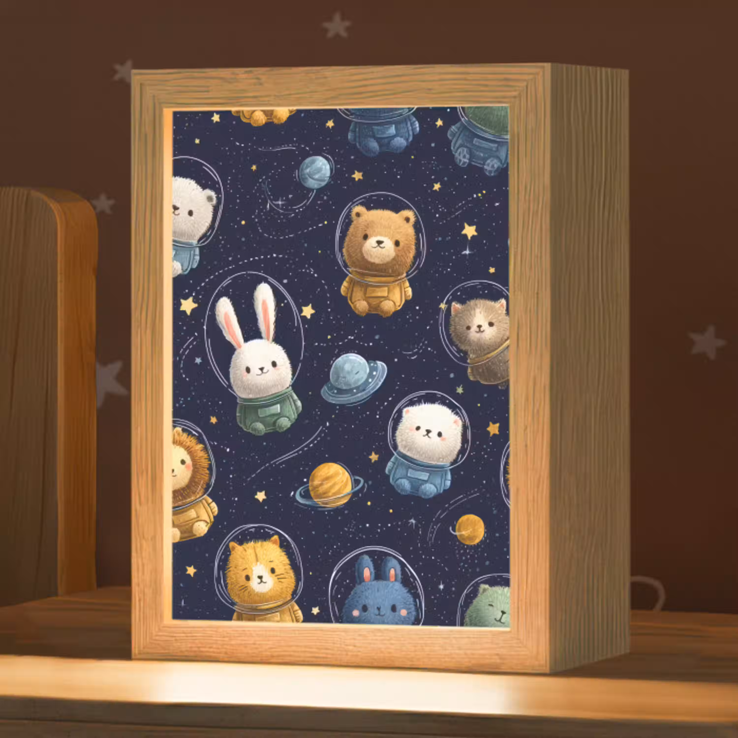 Dieren - Sterrenhemel - Ruimte Light Box met kabel klein -zzz_3d_website