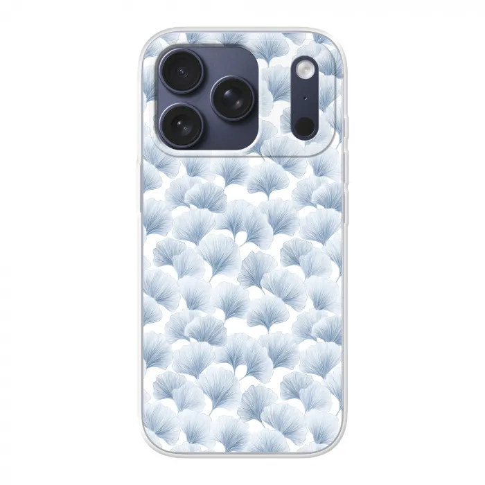 Waaier - Modern - Blauw Telefoonhoesje iPhone 17 Pro klein 878 -3d