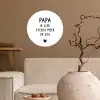 Papa - Spreuken - Stef Bos - Papa ik lijk steeds meer op jou - Quotes Wandcirkel behangsticker klein -sfeer1
