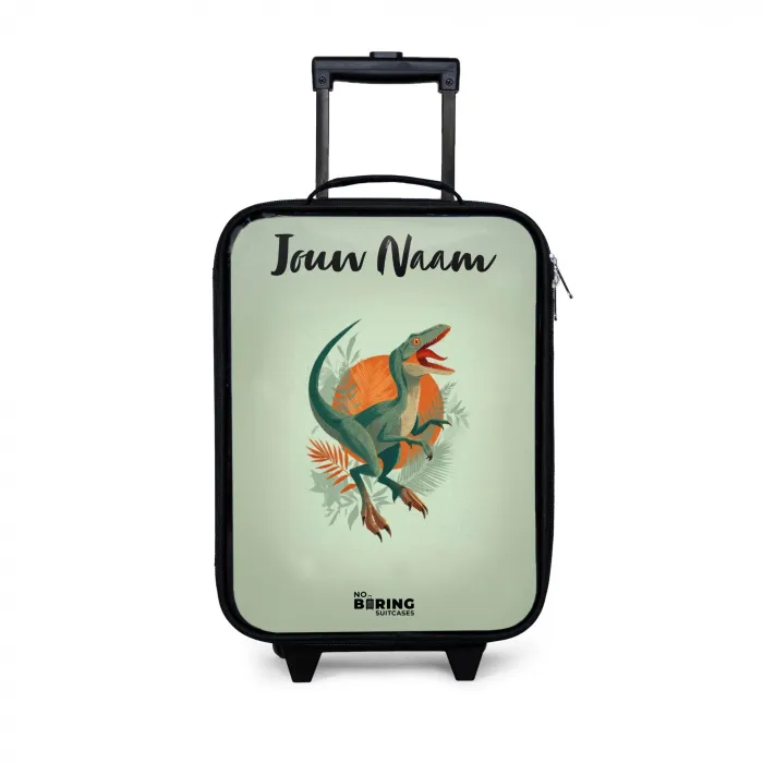 Dier - Dino - Natuur Kinderkoffer - Zwart klein -3d