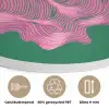 Abstract - Pink - Lijnen - Groen Akoestische PET Vilt - Rond klein -closeup_NL