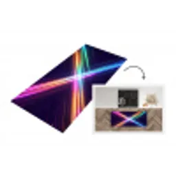 Kruisen - Lasterstralen - Neon Keukenloper - keukenmat middel -3d